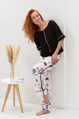 Костюм женский 8436 белый